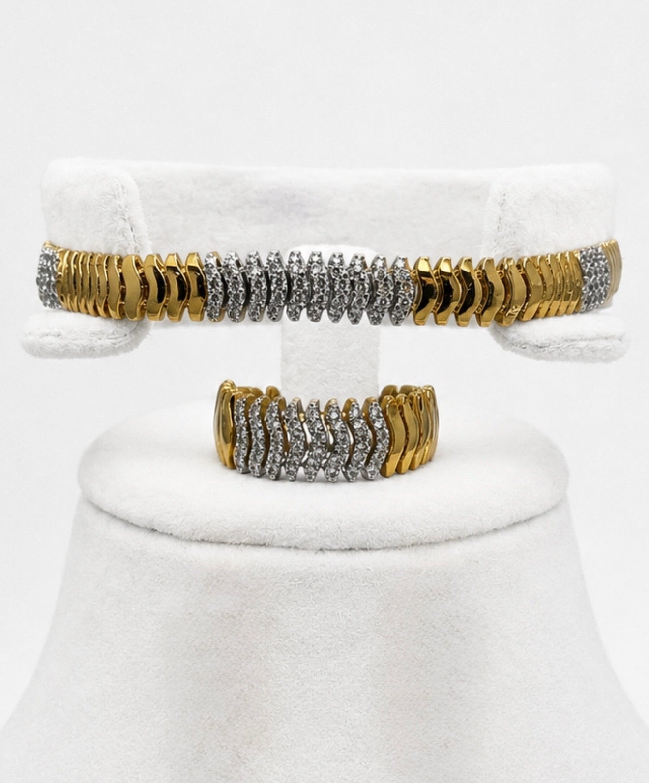 The Seraphina 21K Gold Statement Set