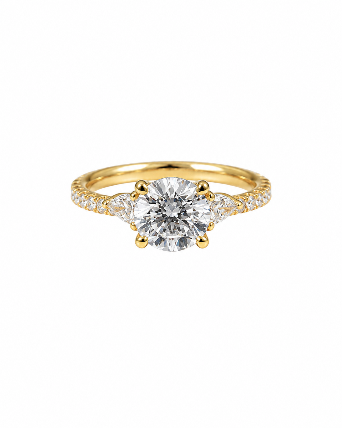 Pear Cut Toi et Moi Diamond Ring