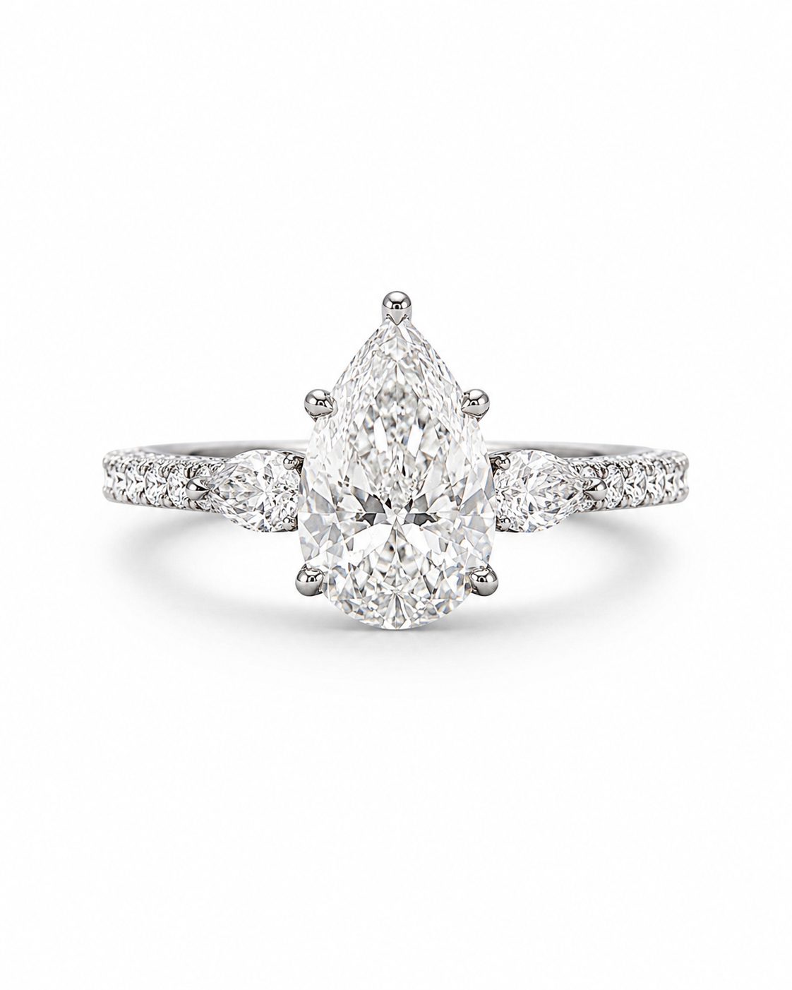 The Seraphina Pear Diamond Ring