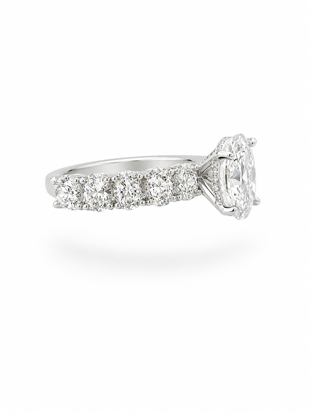 The Solenne Oval Diamond Ring