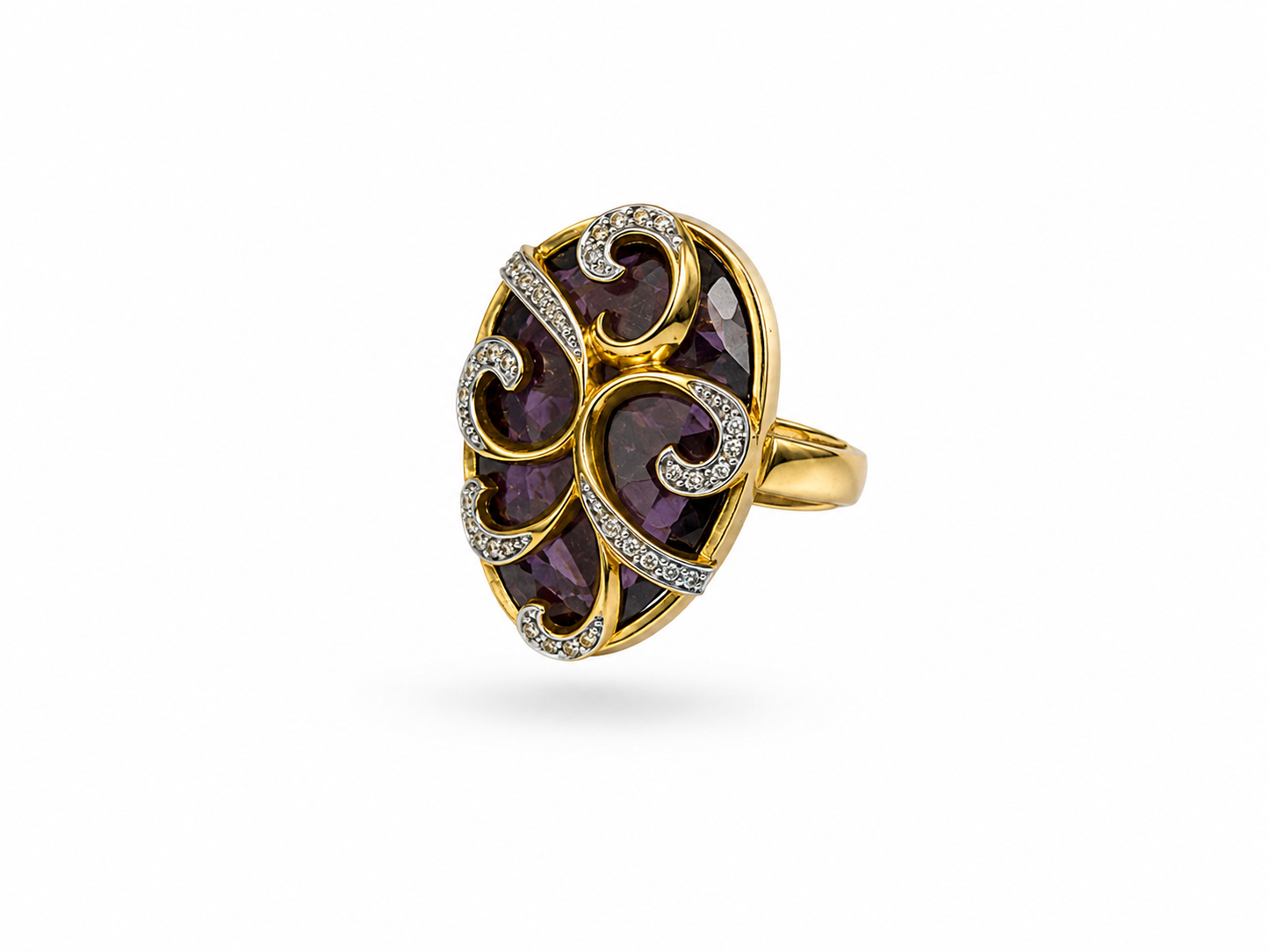 The Baroque Amethyst Ring