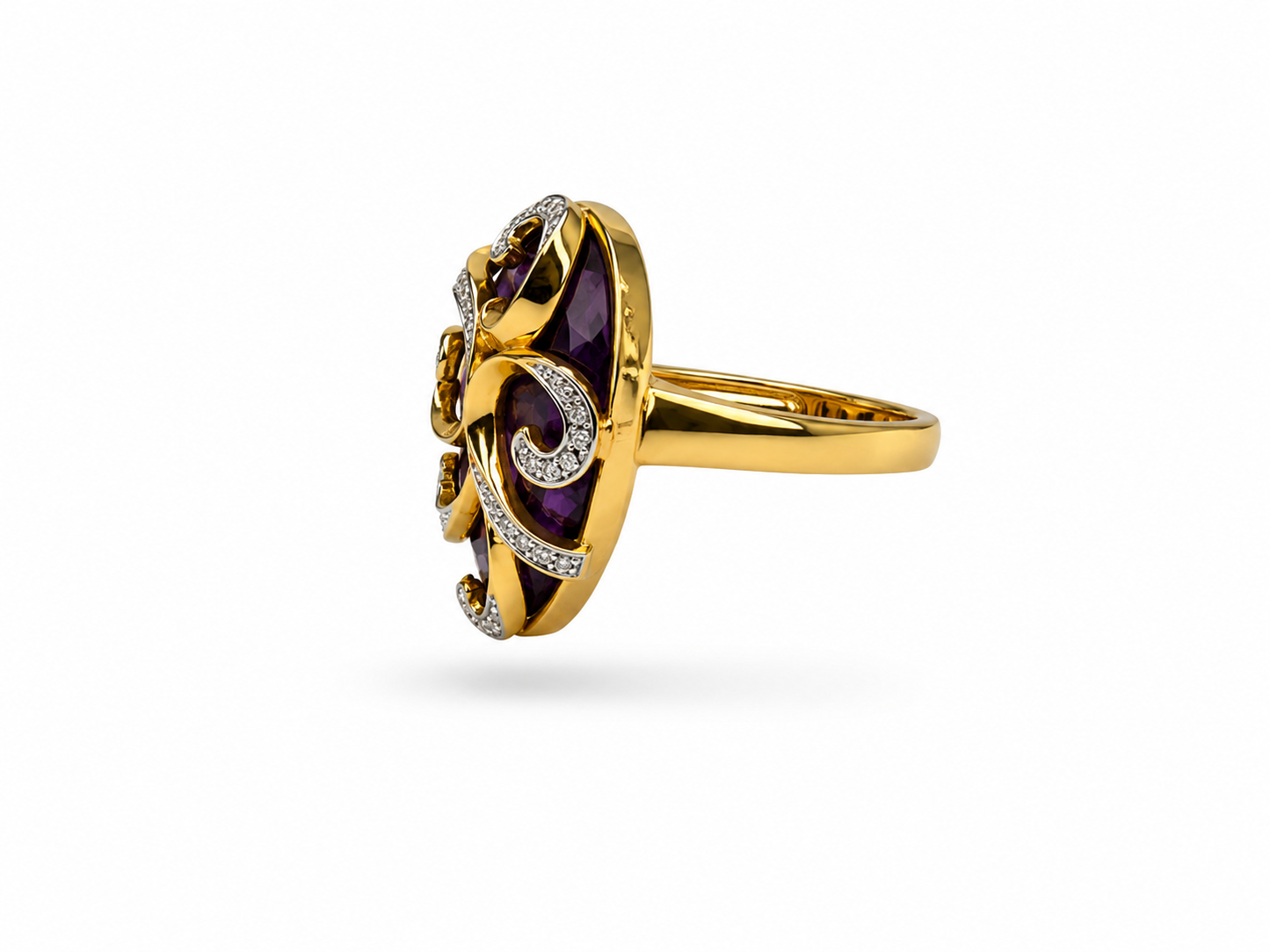 The Baroque Amethyst Ring