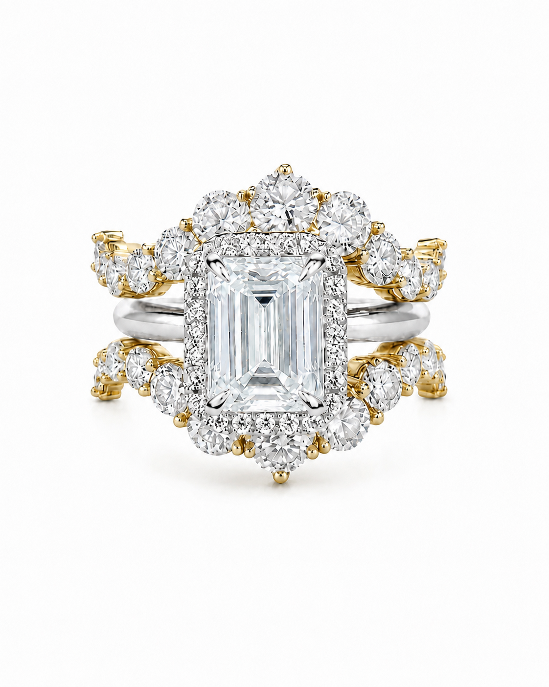 The Celestine Two-Tier Diamond Ring
