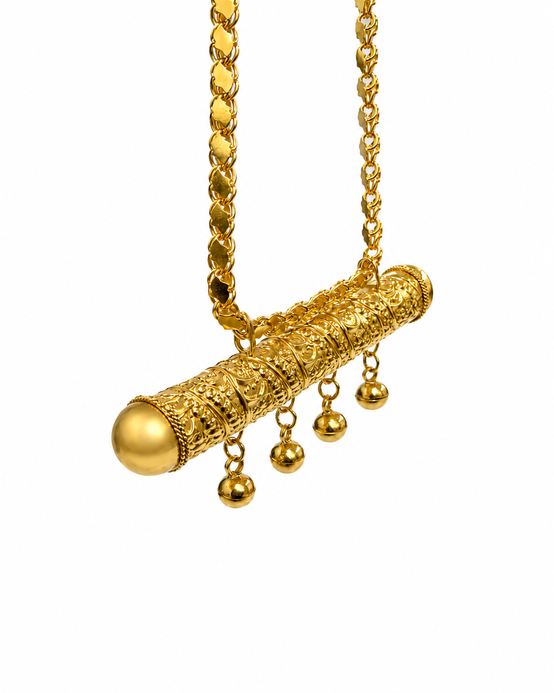 Ornate Bar Drop Necklace