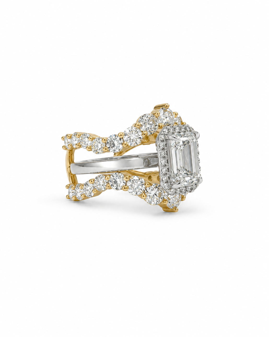 The Celestine Two-Tier Diamond Ring