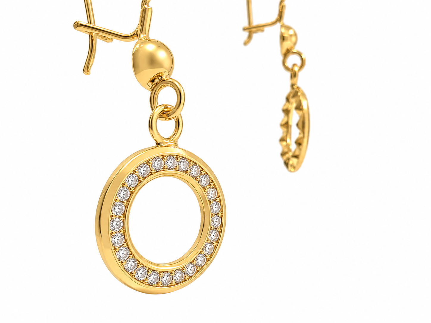 Gold Drop Earrings