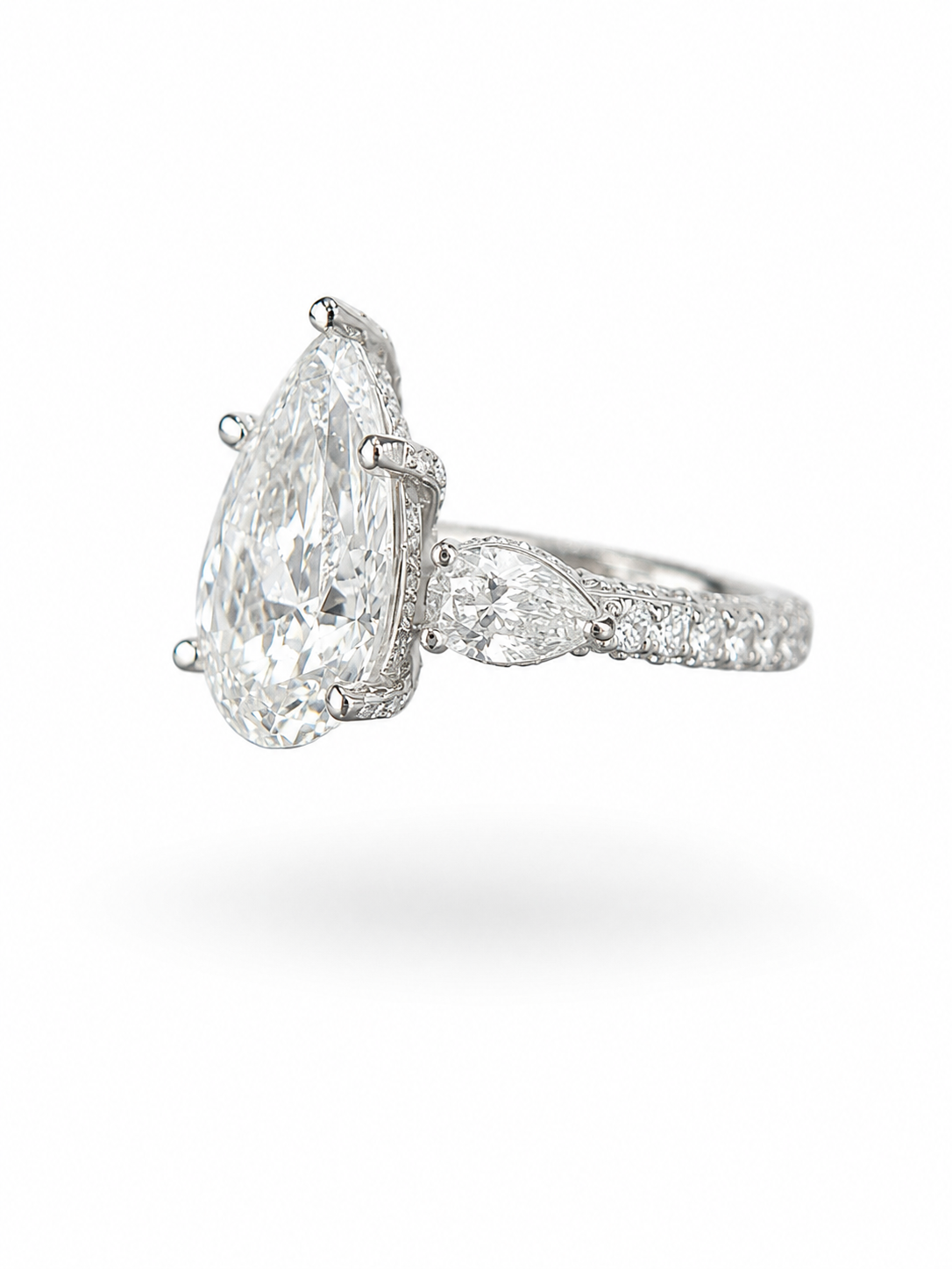 The Seraphina Pear Diamond Ring