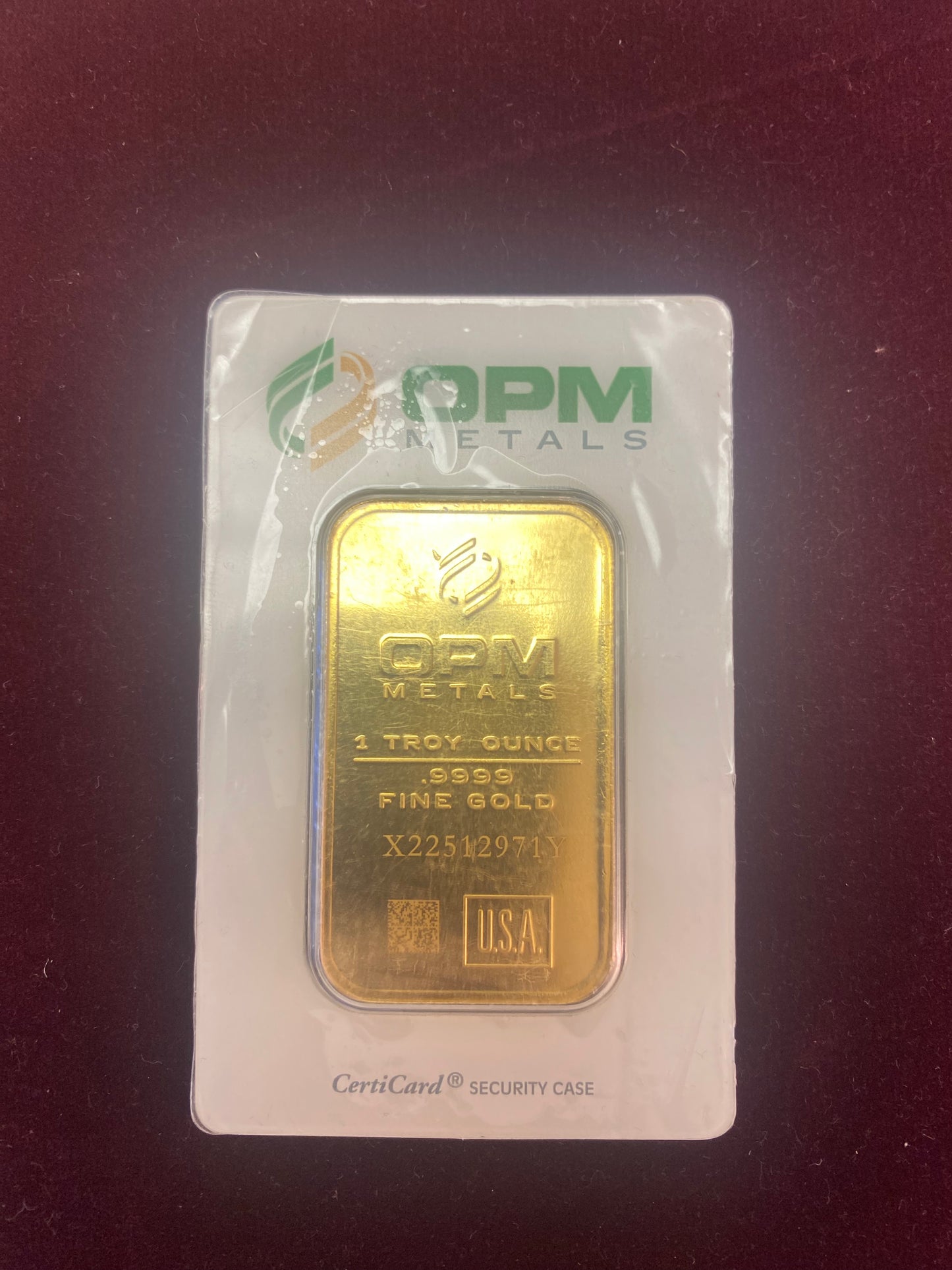 Gold Bar - 1 Oz
